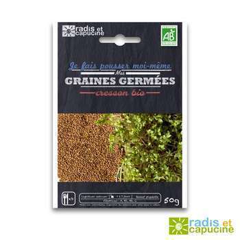 Sachet de graines à germer cresson bio 50 gr