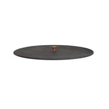 Couvercle pour plaque de cuisson noir - 100 cm