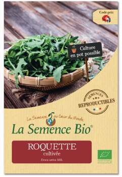 Graines potagères roquette Cultivée Bio en sachet
