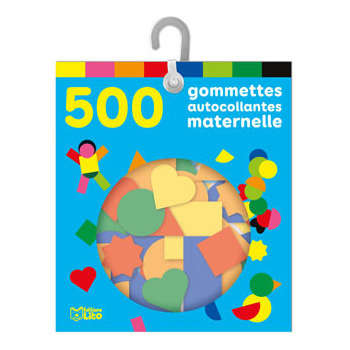 Sachet de 500 gommettes autocollantes maternelle
