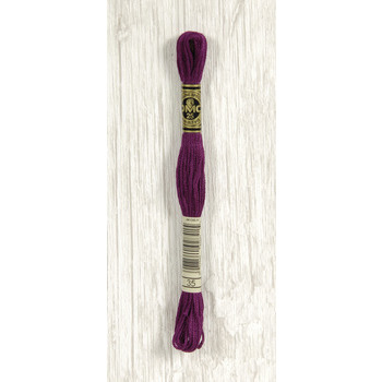 Echevette de coton mouliné spécial, 8m - Violet d'