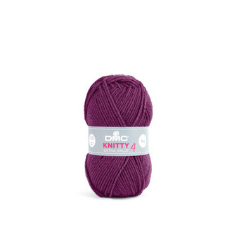 Pelote de laine 679 ton violet: 140m - 679