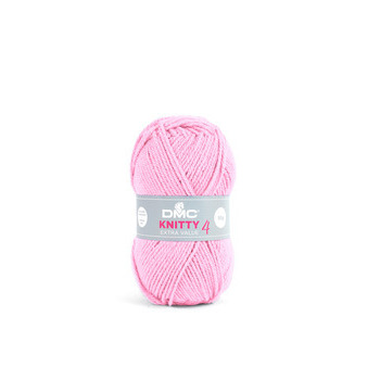 Pelote à tricoter Knitty 4 en acrylique coloris ro
