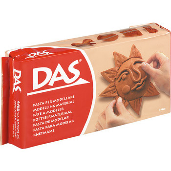 Pâte à modeler DAS Pain de 1kg terra cotta