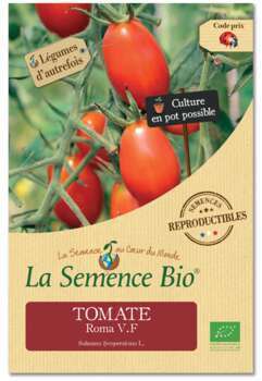 Graines de tomate Roma VF Bio en sachet