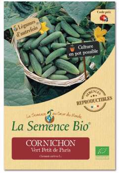 Graines potagères cornichon Vert Petit de Paris Bi