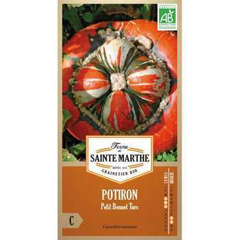 Graines de potiron petit bonnet turc Bio en sachet