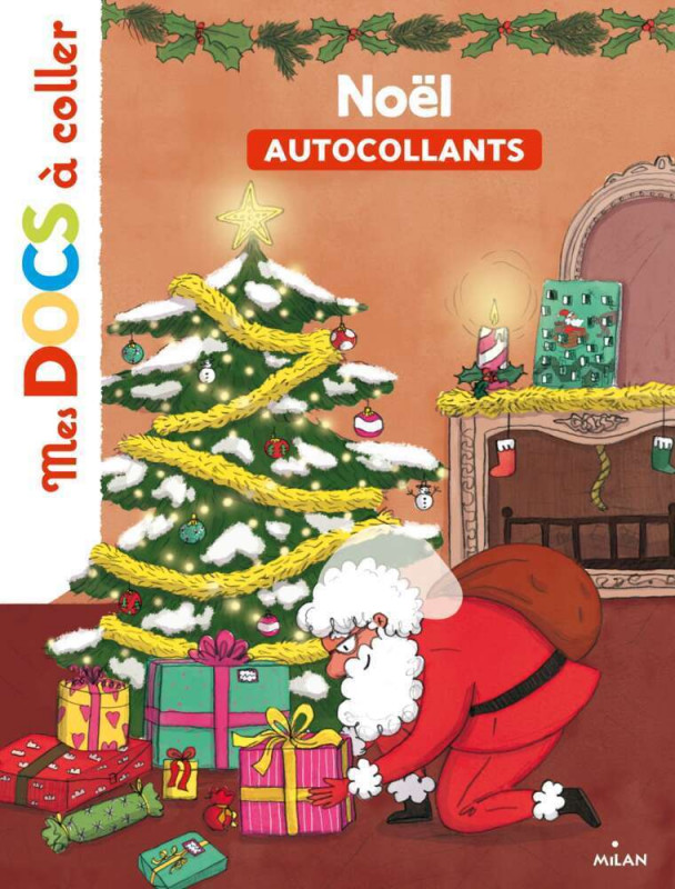Livre dautocollants Noël
