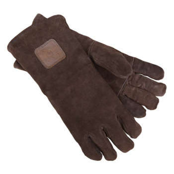 Gants thermorésistants en daim marron