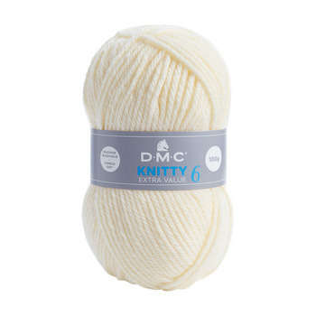 Pelote à tricoter Knitty 6 en acrylique coloris éc