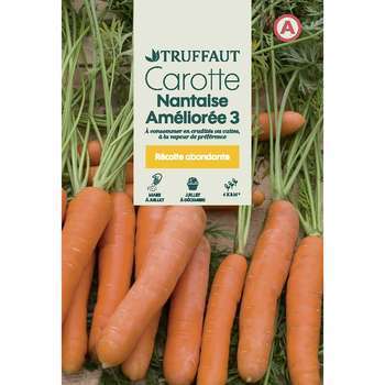 Graines de carotte nantaise ameliorée 3 en sachet