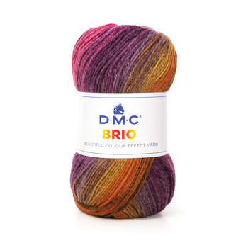 Pelote DMC Brio en laine et acrylique coloris mixt