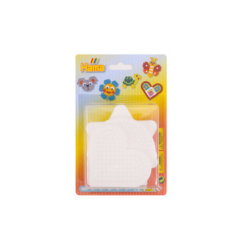 Midi Blister PM petites plq héxa , coeur, étoile