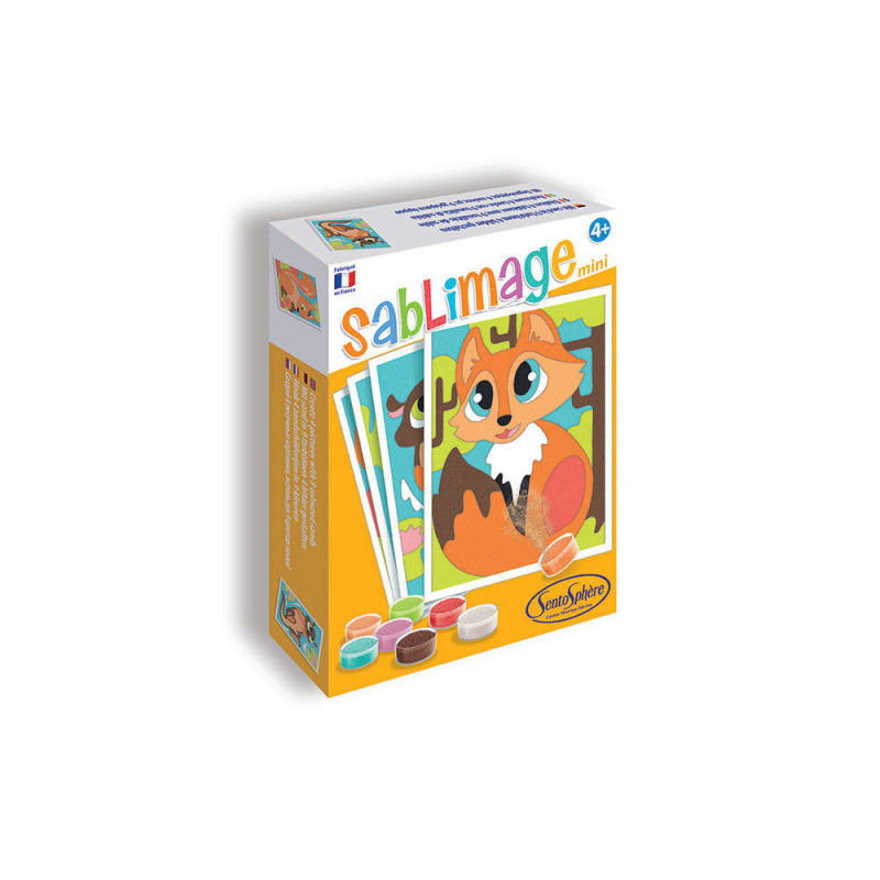 Jeu créatif DIY Sablimage Mini animaux des bois