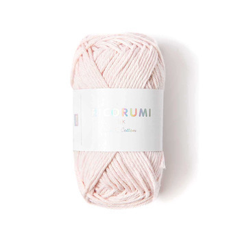 Pelote créative Ricorumi 100 % coton rose pastel -