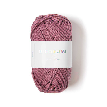 Pelote créative Ricorumi 100 % coton mauve - 57,5