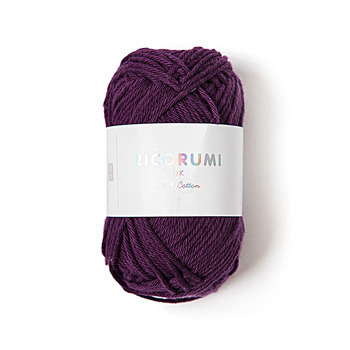 Pelote créative Ricorumi 100 % coton lilas - 57,5
