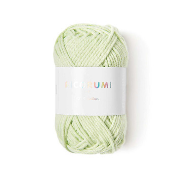 Pelote créative Ricorumi 100 % coton vert pastel -