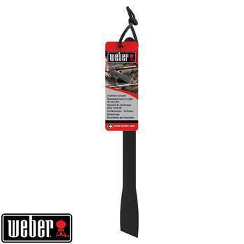 Spatule de nettoyage noire pour barbecue - L. 30 c