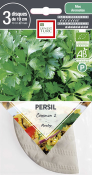 Graines de persil commun 2 Bio en disque pré-semé