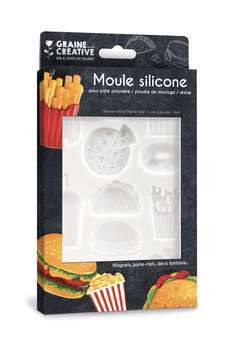 Moule silicone 20x13 cm Junk Food