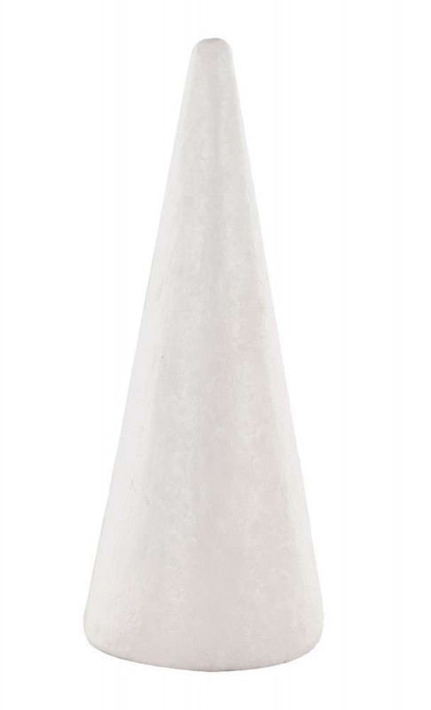 Cone en polystyrène 20 x 8 cm
