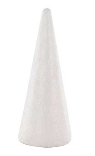 Cone en polystyrène 20 x 8 cm