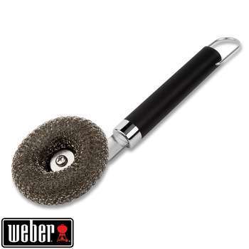 Brosse tête à éponge métallique - H. 46 cm