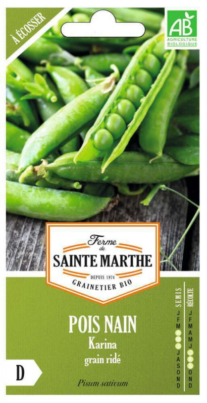 Graines de Pois Nain Karina Boite 80 g