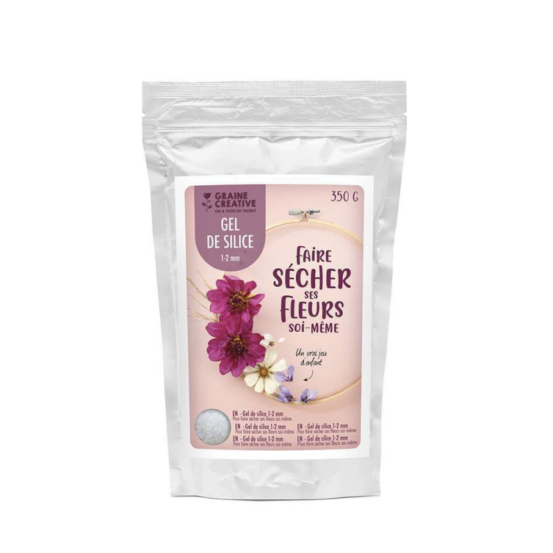 Gel de silice pour déshydrater les fleurs 350 g