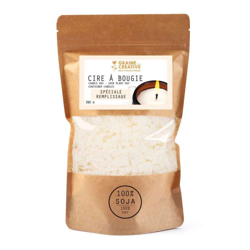 Cire végétale remplis soja 380 g