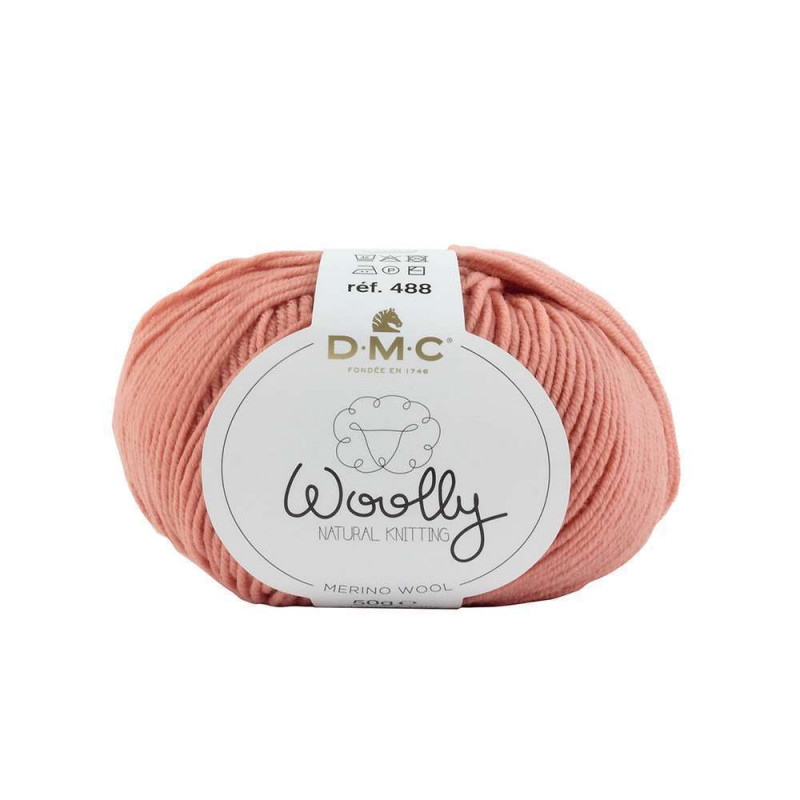 Pelote Woolly en laine mérinos coloris beige 454 -