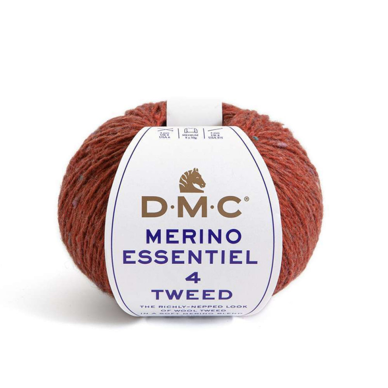 Pelote Merino Essentiel Tweed laine mérinos colori
