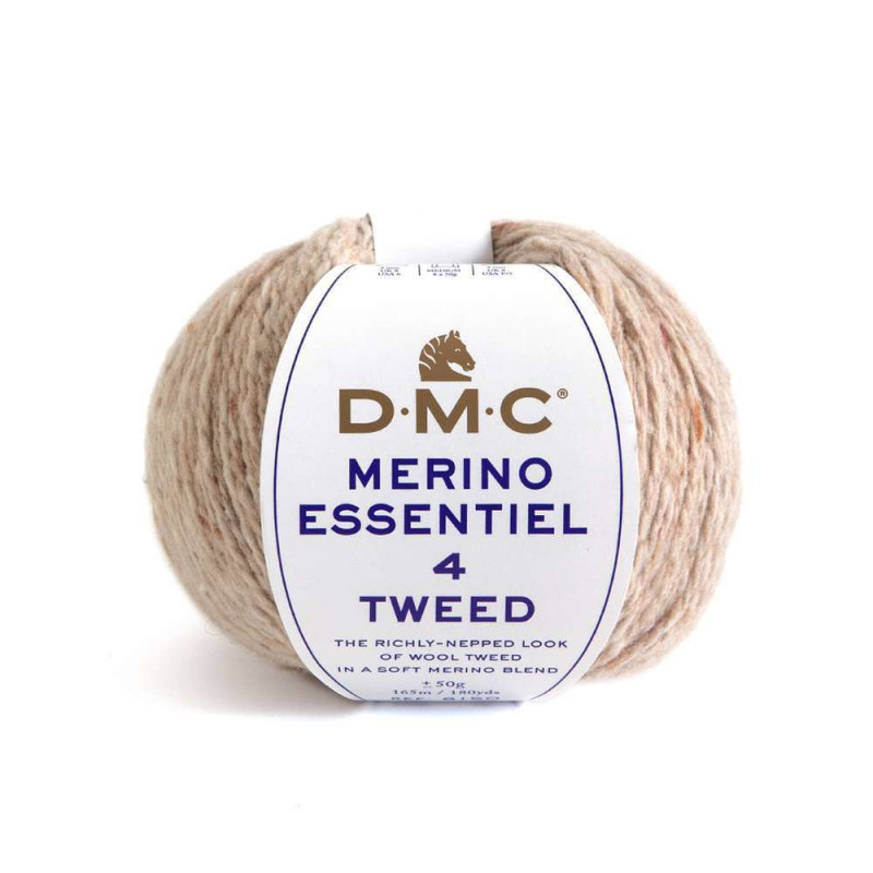Pelote Merino Essentiel Tweed n° 912 pour aiguille