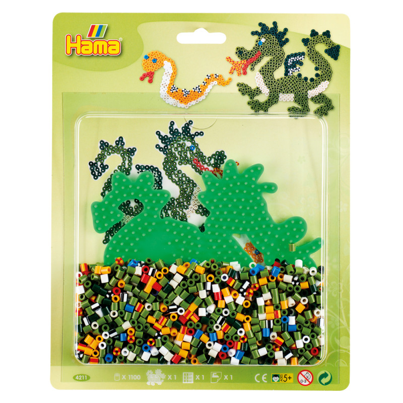 Jeu créatif-Midi blister GM plq Dragon