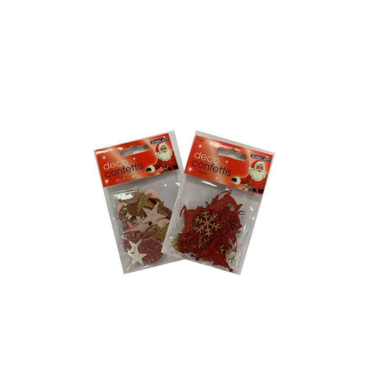Confettis en papier déco de Noël 15g