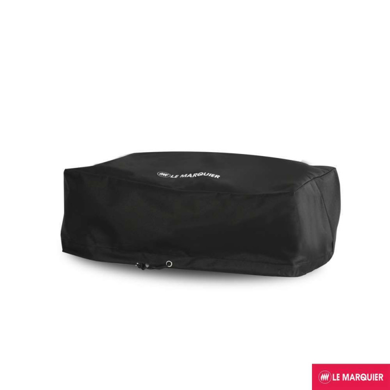 Housse pour plancha 60 cm à poser en polyester noi