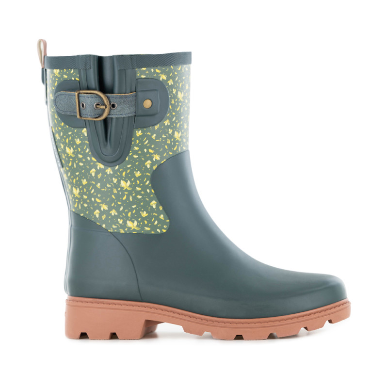 Demi-bottes Ketti, coloris vert T. 38