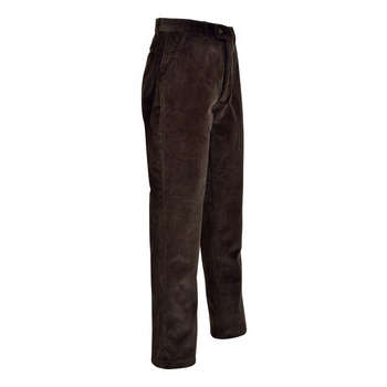 Pantalon Velours, pour homme: Marron, taille 46