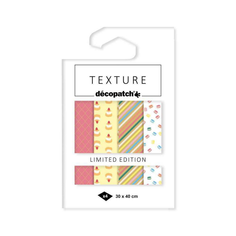 Assortiment de 4 papiers foil Boudoir Gourmand