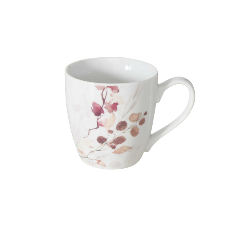 Tasse Jumbo Bernada, motif floral - L. 14xl. 10xH.