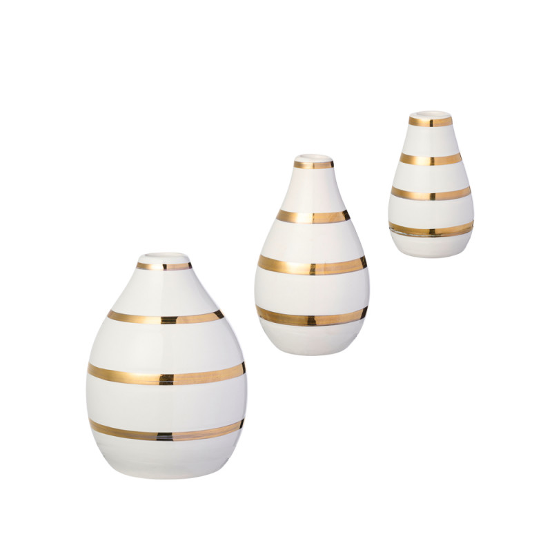 Vase Oro en céramique - H. 12cm