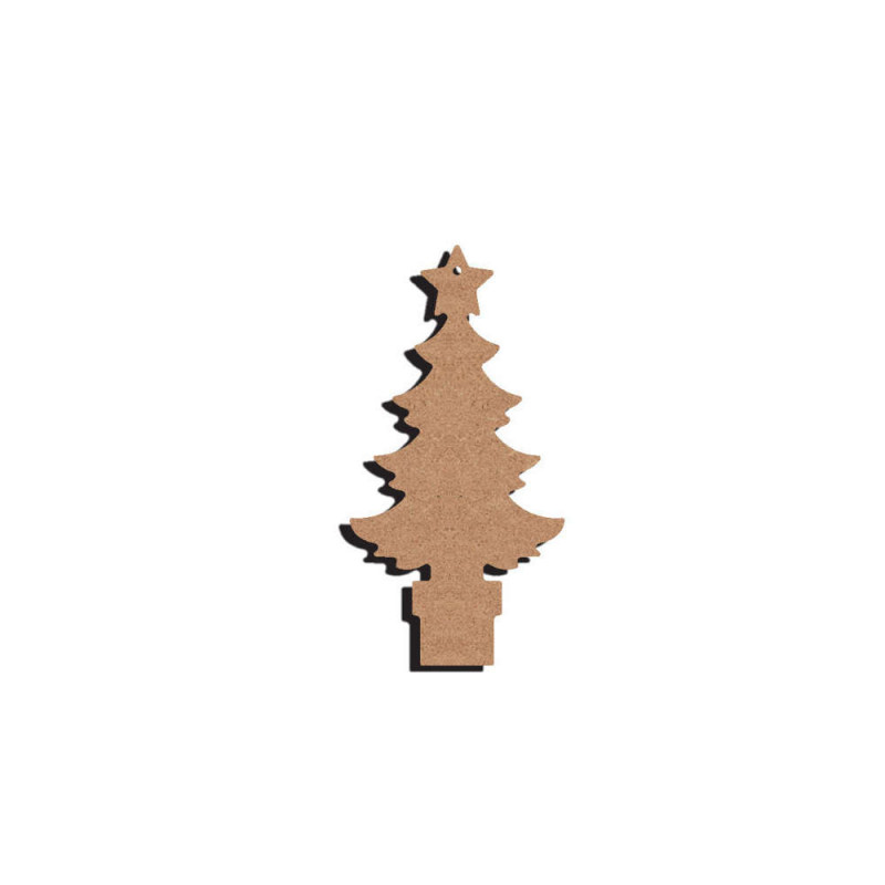 Forme : sapin dans pot