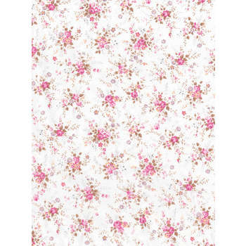 Feuille décopatch : blanc avec motifs