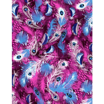 Feuille Décopatch 577 - Violet avec motifs