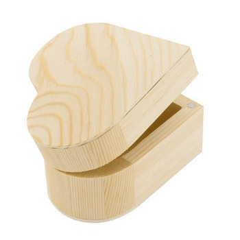 Boîte cur en bois 9 cm