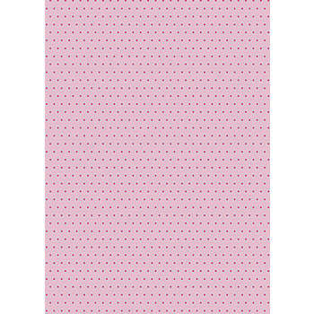 Feuille Décopatch 659 - Rose clair à motifs