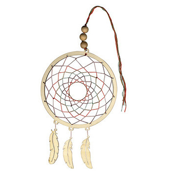Attrape-rêve, en bois H. 24 cm
