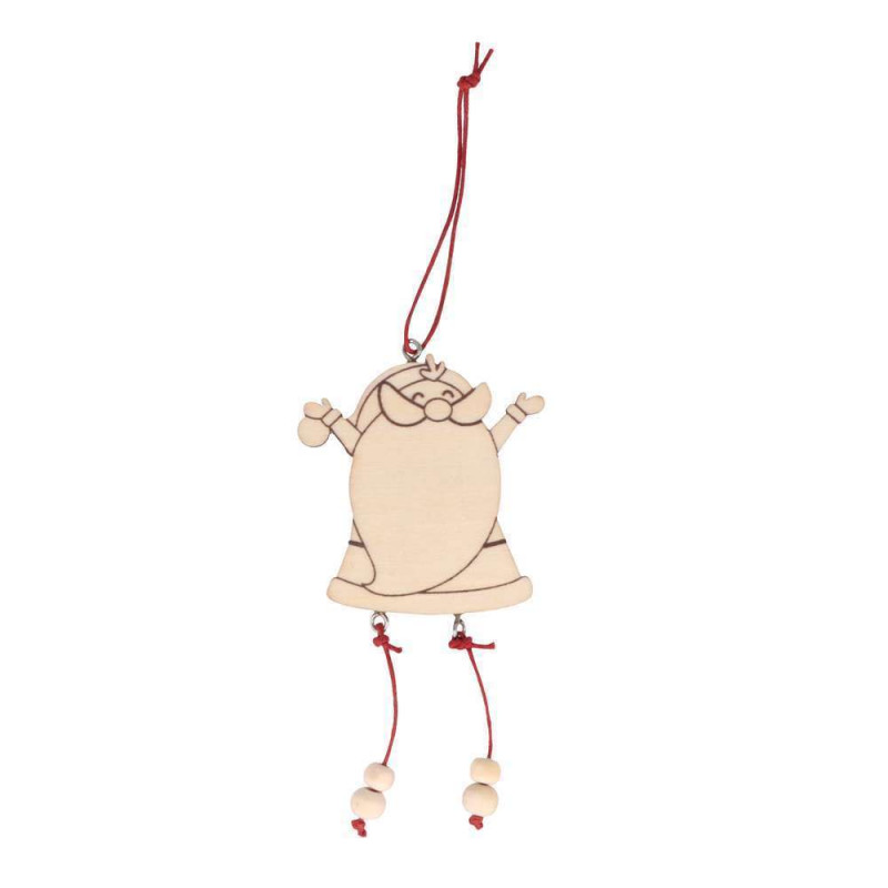 Pantin 'Père Noël', en bois 5,5x18cm