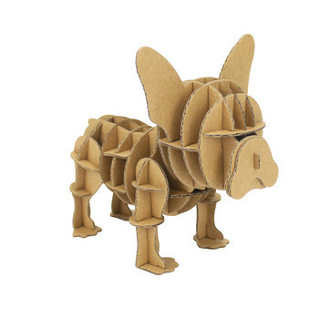 Bulldog carton : à assembler